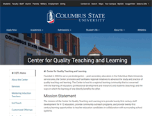 Tablet Screenshot of cqtl.columbusstate.edu