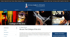 Desktop Screenshot of coa.columbusstate.edu