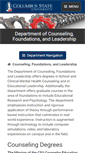 Mobile Screenshot of cfl.columbusstate.edu