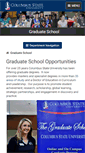 Mobile Screenshot of gradschool.columbusstate.edu