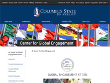 Tablet Screenshot of cie.columbusstate.edu