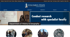 Desktop Screenshot of history.columbusstate.edu