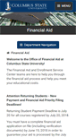 Mobile Screenshot of finaid.columbusstate.edu