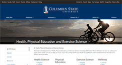 Desktop Screenshot of hpex.columbusstate.edu
