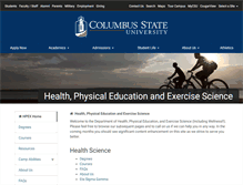 Tablet Screenshot of hpex.columbusstate.edu