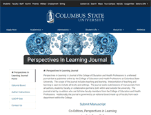 Tablet Screenshot of perspectives.columbusstate.edu