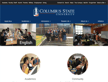 Tablet Screenshot of english.columbusstate.edu