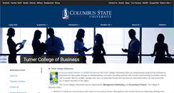 Desktop Screenshot of business.columbusstate.edu