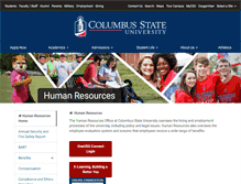 Tablet Screenshot of hr.columbusstate.edu