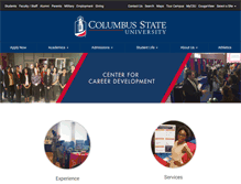 Tablet Screenshot of career.columbusstate.edu