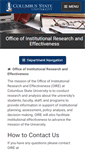 Mobile Screenshot of ir.columbusstate.edu
